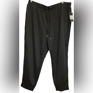 JONES NEW YORK WOMAN BLACK JOGGERS WITH RHINESTONES ON SIDES SIZE 3X NWT